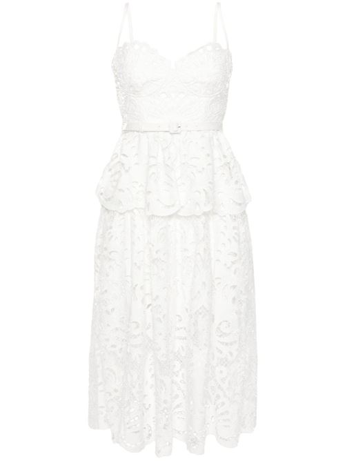 Flared dress SELF PORTRAIT | PF24091MWHITE